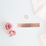 Silver Affirmation Bracelet & Rose Gold Pen